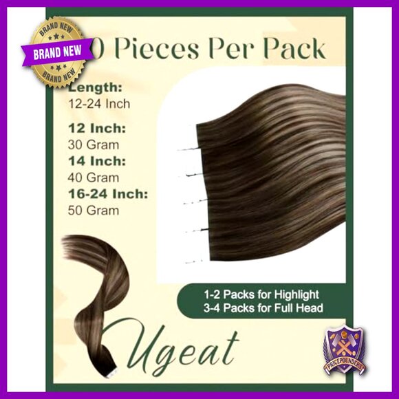 Human Hair Tape Extensions 20Pcs 50G Invisible Flat Fit DIY Application main image 4